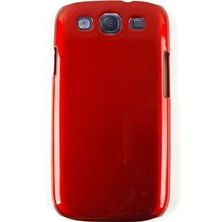 Samsung Galaxy S III I747 Red Case Cover Housing Snap On Faceplate New Skin Hard Cell Phones & Accessories