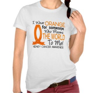 Means The World To Me Kidney Cancer Tee Shirt