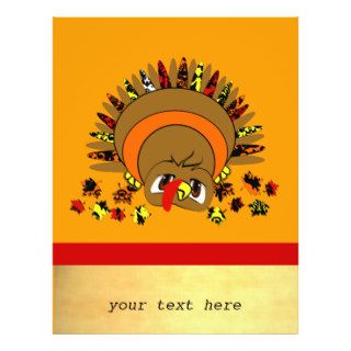 Cute Turkey Personalized Flyer