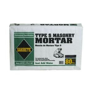 SAKRETE 80 lb. Type S Masonry Mortar 100033433