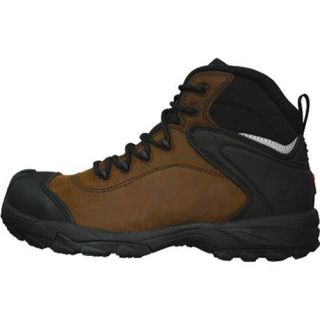 Men's Dawgs Ultralite 6in Comfort Pro Composite Toe Safety Boot Rocky Brown Crazy Horse Leather Dawgs Boots