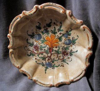 Magnanelli Gubbio, Small Decorative Wall Plate/Candy Dish, 6 Inches   Decorative Bowls