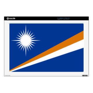 Flag of the Marshall Islands Decals For Laptops
