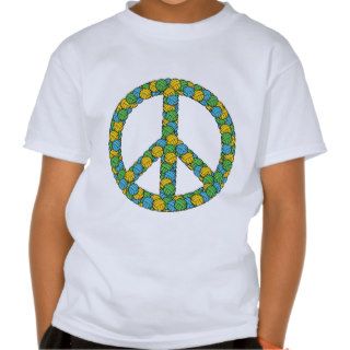 PEACE SIGN WITH VOLLEYBALLS TSHIRTS