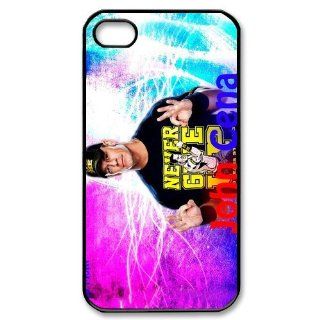 Custom John Cena Cover Case for iPhone 4 WX2788 Cell Phones & Accessories