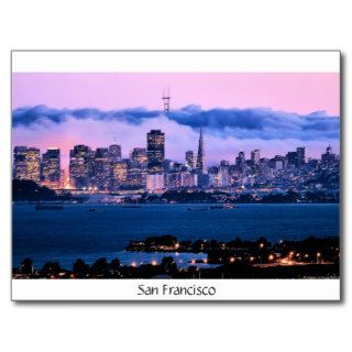 San Francisco Skyline Post Card