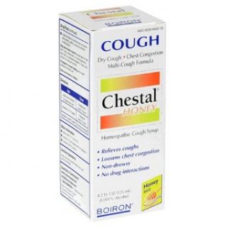 Boiron Homeopathic Medicine Chestal Homeopathic Cough Syrup, Honey, 4.2 Ounce Glass Bottles (Pack of 3) Health & Personal Care