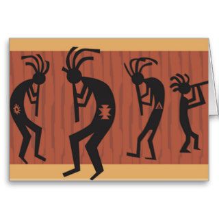 Kokopelli Tribal Design Cards