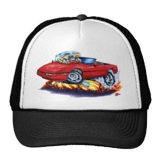 1984 93 Corvette Ruby Convertible Hats