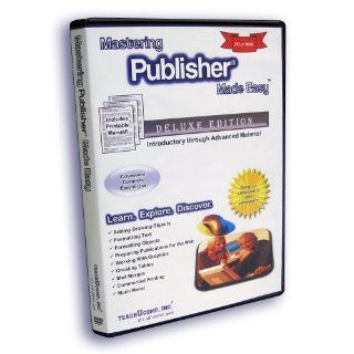 Mastering Publisher Made Easy Training Tutorial v. 2007 through 2000   How to use Microsoft Publisher Video e Book Manual Guide. Even dummies can learn step by step from this total DVD for MS Publisher, with Introductory   Advanced material from Professor 