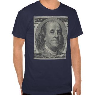 100 dollar Ben Franklin shirt