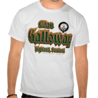Clan Galloway Tartan Tee Shirt