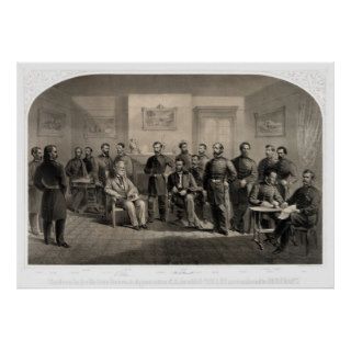 Surrender of General Lee at the Appomattox Posters