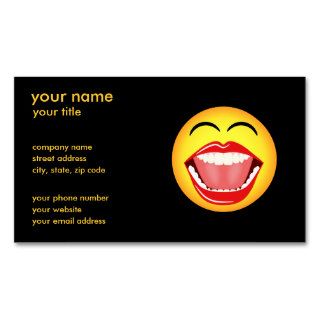 LOL Smiley Face Business Cards