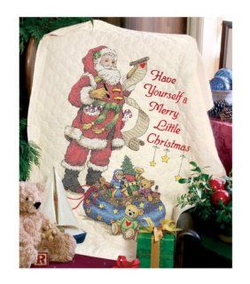 Dimensions Needlecrafts Stamped Cross Stitch, Merry Little Christmas Quilt
