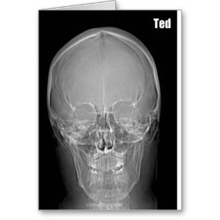 X ray Ted Birthday Card