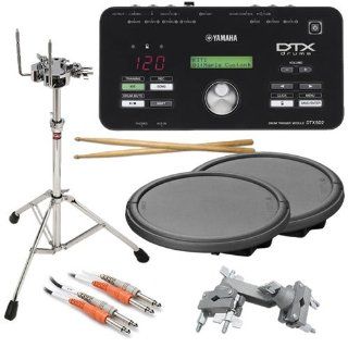 Yamaha DTX502 Drum Trigger Module PAK w/ Drum Trigger Pads & Hardware Musical Instruments