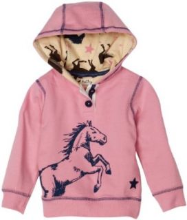 Hatley Girls 2 6x Starry Night Horses Pullover Hoodie, Pink, 5 Fashion Hoodies Clothing