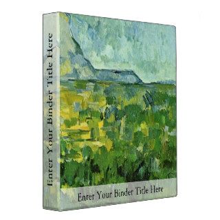 Mont Sainte Victoire By Paul Cézanne (Best Quality Vinyl Binder