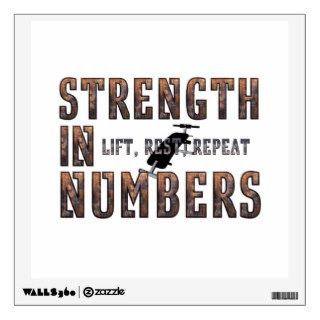 TOP Strength in Numbers Wall Stickers