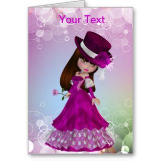 Valentine Princess Greeting Card