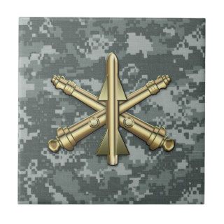 [100] Air Defense Artillery (ADA) Branch Insignia Ceramic Tiles