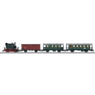 Marklin HO Scale Steam Passenger Branch Lint Train Set (Limited Edition) DB Class 98.3 "Glass Box" Loco, Freight Car, Mail Car, Local Railroad Car Toys & Games