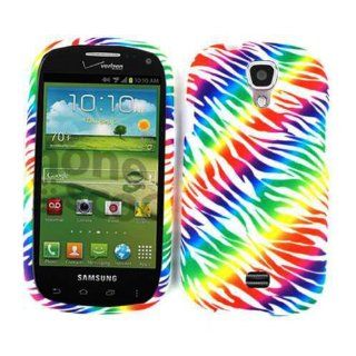 Rainbow Zebra Print on White Cell Phones & Accessories