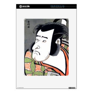 Cool Traditional Oriental Japanese Samurai tattoo iPad Decals