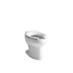 KOHLER Wellworth Elongated Toilet Bowl Only in White K 4406 0