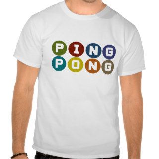 Ping Pong earth color t shirt