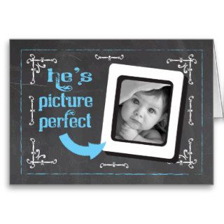 Chalkboard Film Strip Baby Shower Thank you notes Greeting Card