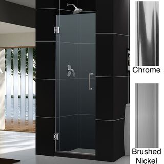 DreamLine Unidoor 24x72 inch Frameless Hinged Shower Door DreamLine Shower Doors