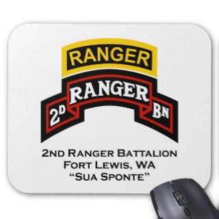 2nd Ranger Bn "Sua Sponte" Mouse Pad