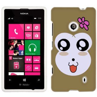 Nokia Lumia 521 Monkey Joy Phone Case Cover Cell Phones & Accessories