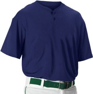 Alleson 522MMY Youth 2 Button Custom Baseball Jerseys NA   NAVY YXL  Baseball And Softball Jerseys  Sports & Outdoors