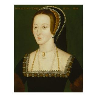 Anne Boleyn Second Wife of Henry VIII Portrait Print
