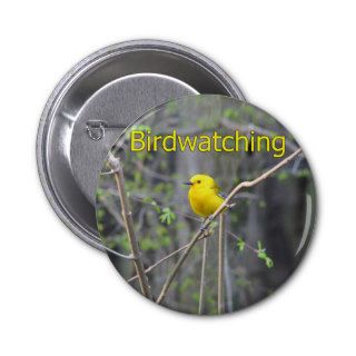 Prothonatary Warbler Logo Pin