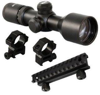 m1surplus Tactical 3 9x40 Compact Scope + Rings + Riser Mount For AR15 M4 SU16 SR556 SR22 CX4 S&W M&P SIG556 GSG 522 G22 Rifles  Sports & Outdoors