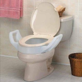 Mabis Elongated Toilet Seat Riser w/ Arms 522 1504 1900   Latex Gloves