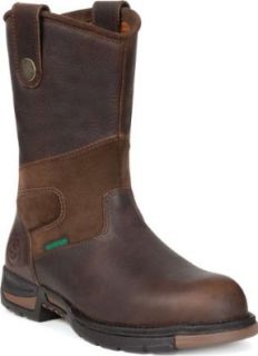Georgia Boot Men's G4313 10" Athens Pull On Steel Toe Casual Shoes,Brown,9.5 M US Shoes