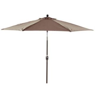 Flexx Market Umbrellas 9 ft. Wind Protected Patio Umbrella in Camel 09388 301 11