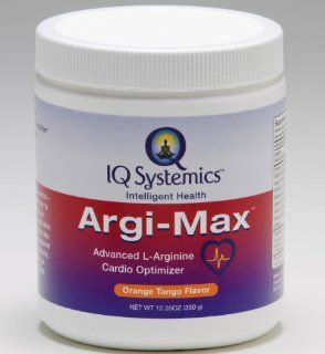 Argi Max by IQ Systemics, L arginine 5,000mg and L citrulline 1,000mg, Vitamins B6, B9, B12, C, D3, E, K2, D ribose, Pomegranate & Curcumin, Boosts Nitric Oxide. The Most Advanced Cardio Optimizer on the Market. Health & Personal Care