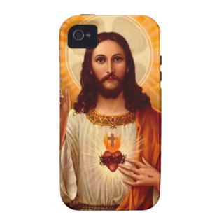 Beautiful religious Sacred Heart of Jesus image Vibe iPhone 4 Cases
