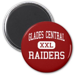Glades Central   Raiders   High   Belle Glade Refrigerator Magnet