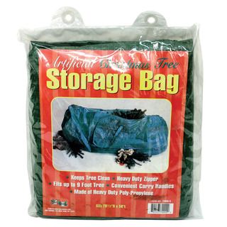 Deluxe 60x24 inch Tree Storage Bag Good Tidings Seasonal Decor