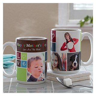 Large Personalized Picture Collage Coffee Mugs   Photo Fun  