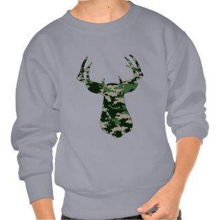 Deer Hunting Camo Buck Sweatshirts