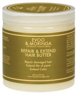 Nubian Heritage   Evoo & Moringa Repair & Extend Hair Butter, 6 oz cream  Hair And Scalp Treatments  Beauty
