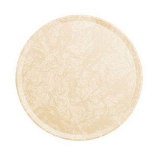 Cambro 1100 526 Fiberglass Camtrays Round Cafeteria Tray, Antique Parchment Gold Kitchen & Dining